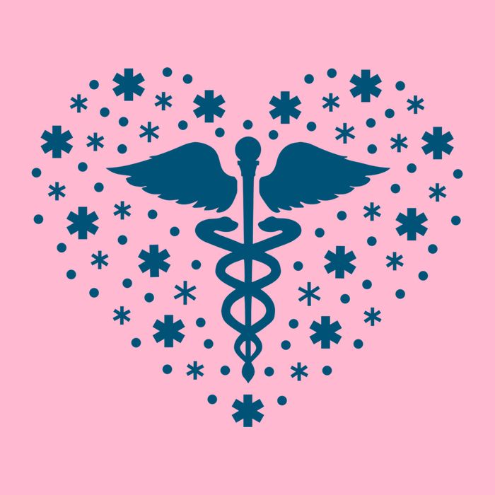 Mental Health Heart Symbol Visor