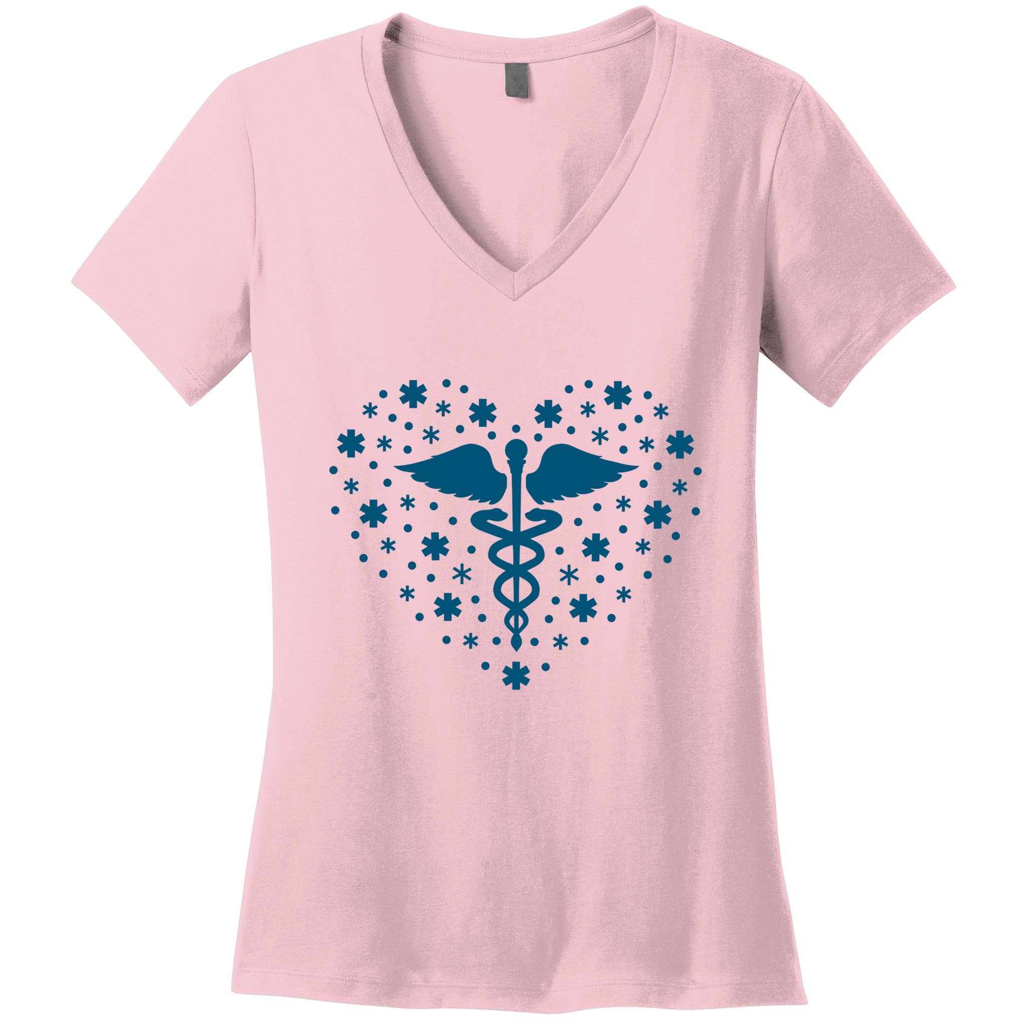 Mental Health Heart Symbol Women's V-Neck T-Shirt