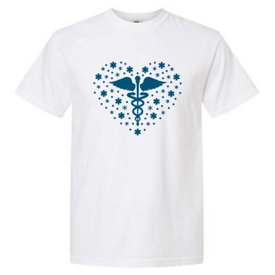 Mental Health Heart Symbol Garment-Dyed Heavyweight T-Shirt