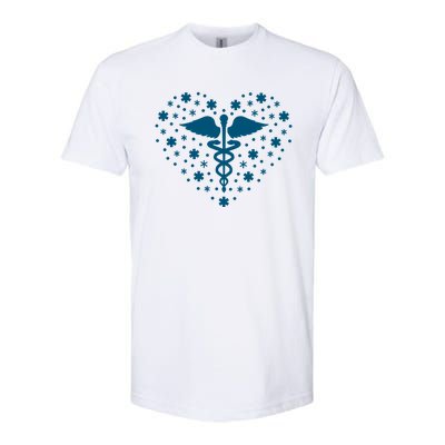 Mental Health Heart Symbol Softstyle CVC T-Shirt