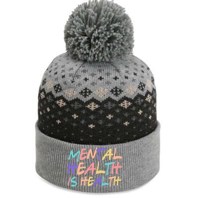 Mental Health Is Health The Baniff Cuffed Pom Beanie