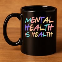 Mental Health Is Health 11oz C Handle Ceramic Mug