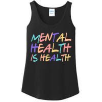 Mental Health Is Health Ladies Essential Tank