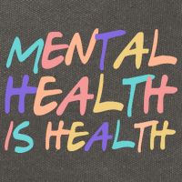Mental Health Is Health Cotton Canvas Backpack