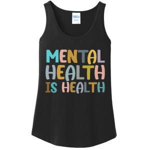 Mental Health Is Health Awareness Quote Ladies Essential Tank