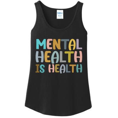 Mental Health Is Health Awareness Quote Ladies Essential Tank