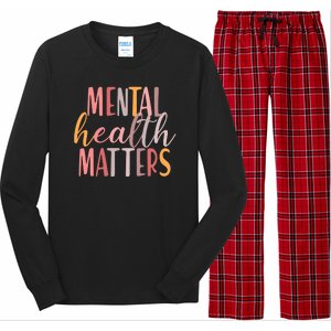 Mental Health Matters Long Sleeve Pajama Set