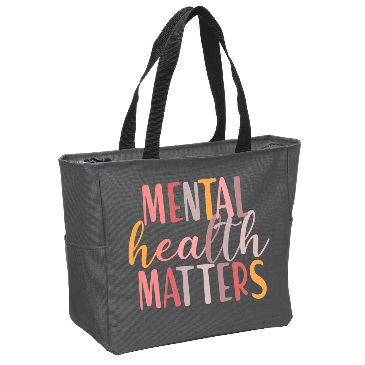 Mental Health Matters Zip Tote Bag