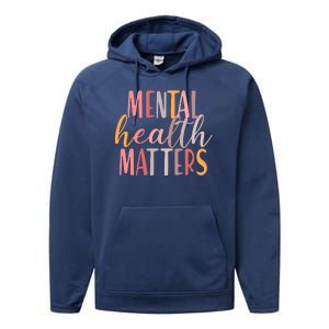 Mental Health Matters Performance Fleece Hoodie