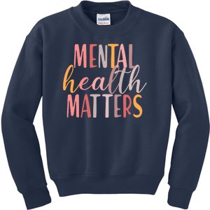 Mental Health Matters Kids Sweatshirt