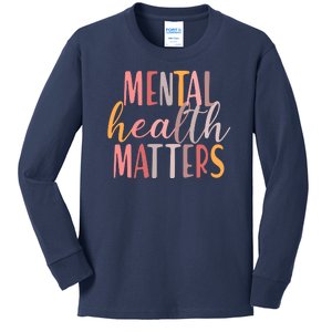 Mental Health Matters Kids Long Sleeve Shirt