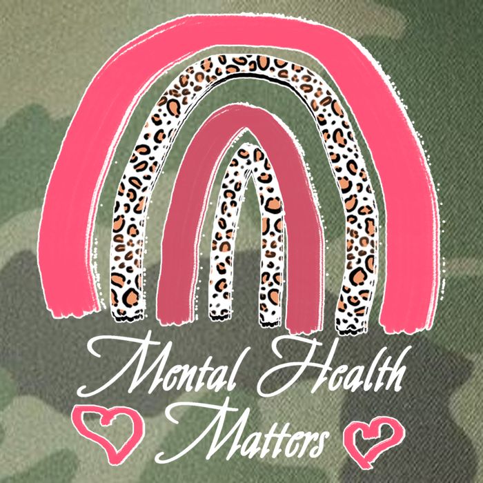 Mental Health Matters Leopard Print Rainbow Legacy Tie Dye Trucker Hat