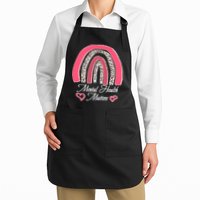 Mental Health Matters Leopard Print Rainbow Apron