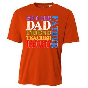 Mentor Dad Father Friend Teacher Hero Cooling Performance Crew T-Shirt