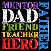 Mentor Dad Father Friend Teacher Hero Drawstring Bag