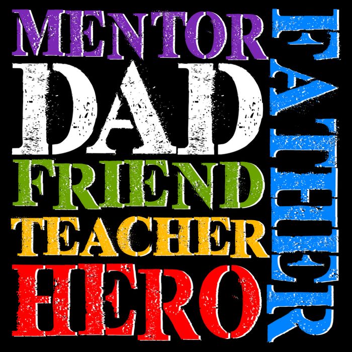 Mentor Dad Father Friend Teacher Hero Drawstring Bag