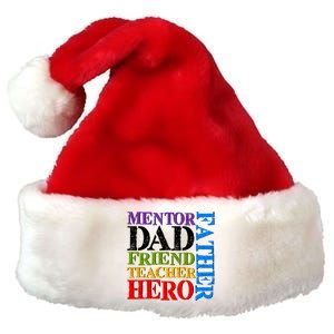 Mentor Dad Father Friend Teacher Hero Premium Christmas Santa Hat