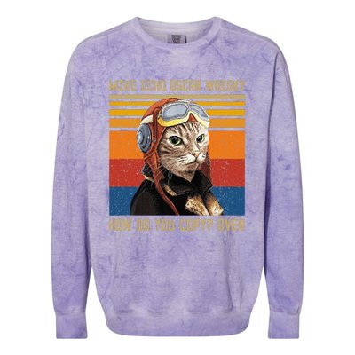 Mike Echo Oscar Whisky How Do You Copy Colorblast Crewneck Sweatshirt