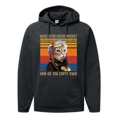 Mike Echo Oscar Whisky How Do You Copy Performance Fleece Hoodie