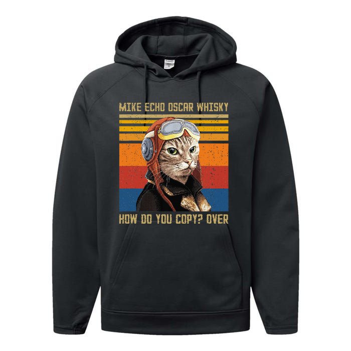 Mike Echo Oscar Whisky How Do You Copy Performance Fleece Hoodie