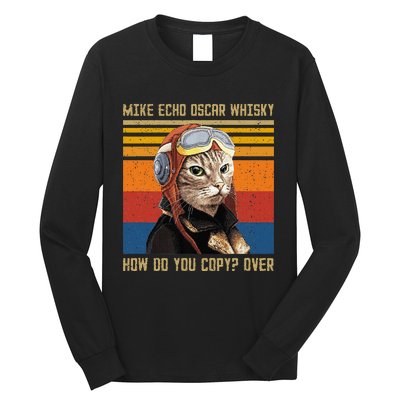 Mike Echo Oscar Whisky How Do You Copy Long Sleeve Shirt