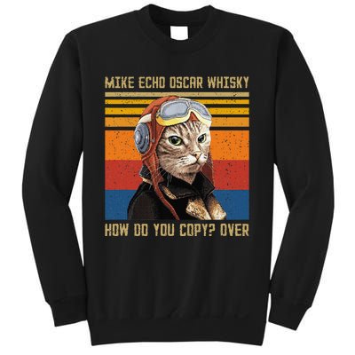 Mike Echo Oscar Whisky How Do You Copy Sweatshirt