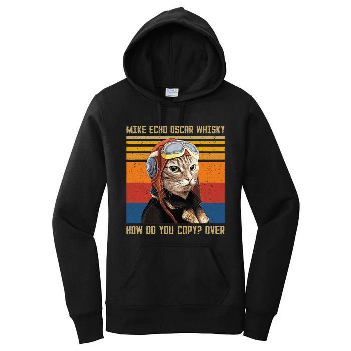 Mike Echo Oscar Whisky How Do You Copy Women's Pullover Hoodie