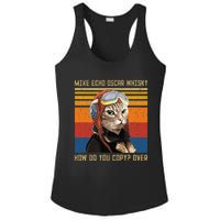 Mike Echo Oscar Whisky How Do You Copy Ladies PosiCharge Competitor Racerback Tank