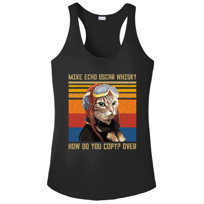 Mike Echo Oscar Whisky How Do You Copy Ladies PosiCharge Competitor Racerback Tank