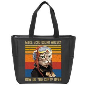 Mike Echo Oscar Whisky How Do You Copy Zip Tote Bag