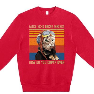 Mike Echo Oscar Whisky How Do You Copy Premium Crewneck Sweatshirt