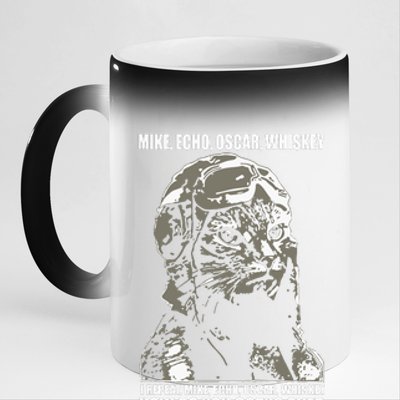 Mike Echo Oscar Whiskey I Repeat Mike Echo Oscar Whiskey How Do You Copy Over Ca 11oz Black Color Changing Mug