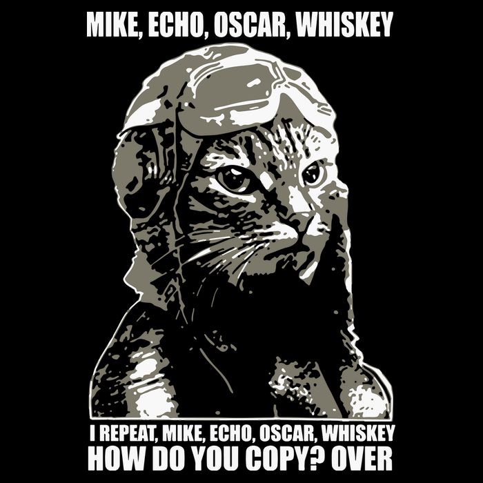 Mike Echo Oscar Whiskey I Repeat Mike Echo Oscar Whiskey How Do You Copy Over Ca Full-Length Apron With Pockets