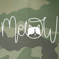 Meow Cat Calligraphy Legacy Tie Dye Trucker Hat