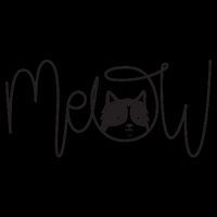 Meow Cat Calligraphy 16oz Travel Tumbler