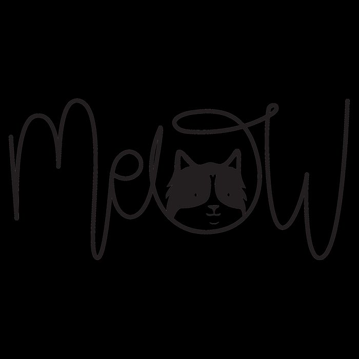 Meow Cat Calligraphy 16oz Travel Tumbler