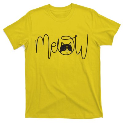 Meow Cat Calligraphy T-Shirt