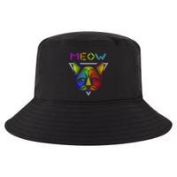 Meow Cat Neon Cool Comfort Performance Bucket Hat