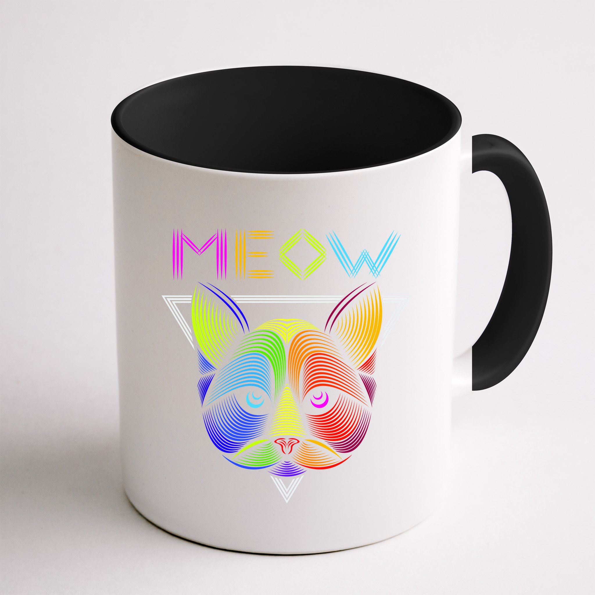 Meow Cat Neon Mug