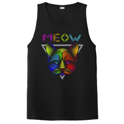 Meow Cat Neon PosiCharge Competitor Tank