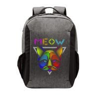 Meow Cat Neon Vector Backpack