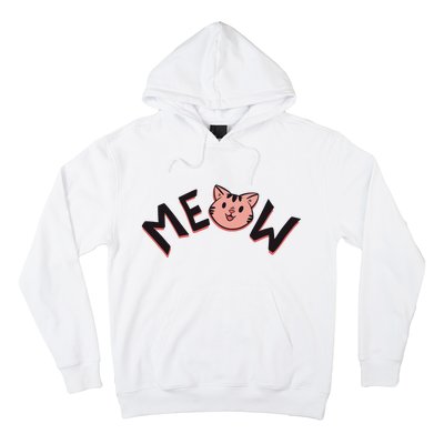 Meow Kitten Face Hoodie