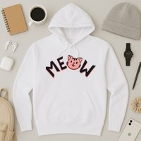 Meow Kitten Face Hoodie