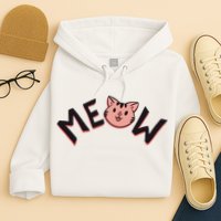 Meow Kitten Face Hoodie