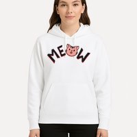 Meow Kitten Face Hoodie