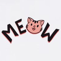 Meow Kitten Face Apron