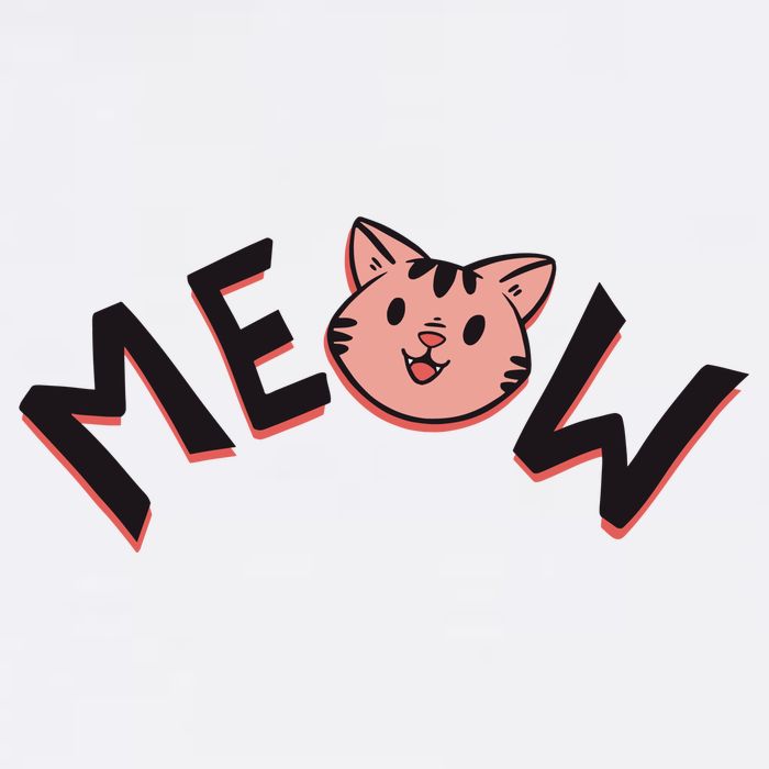 Meow Kitten Face Sweatshirt
