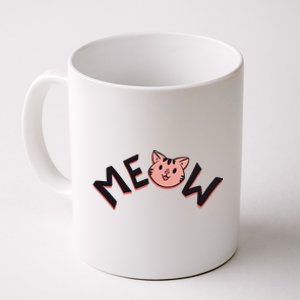 Meow Kitten Face Coffee Mug