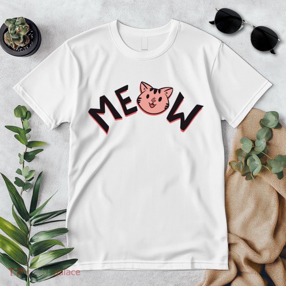 Meow Kitten Face Premium T-Shirt