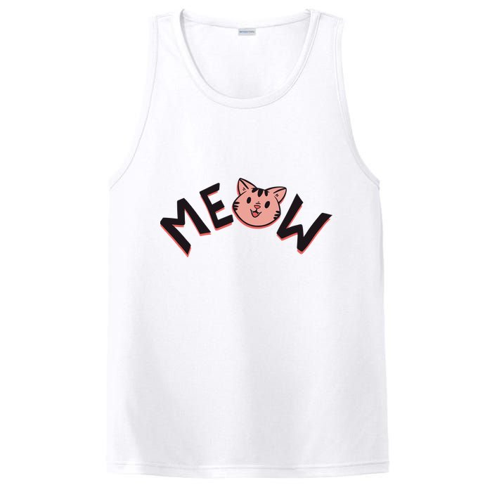 Meow Kitten Face PosiCharge Competitor Tank